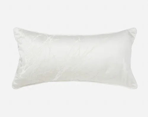 Our Blanchard White Boudoir Pillow Cover on a blank background.