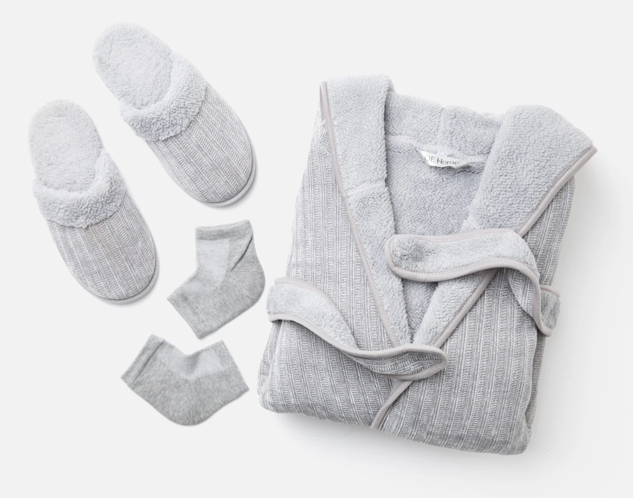 3-Piece Luxe Loungewear Bundle - Grey