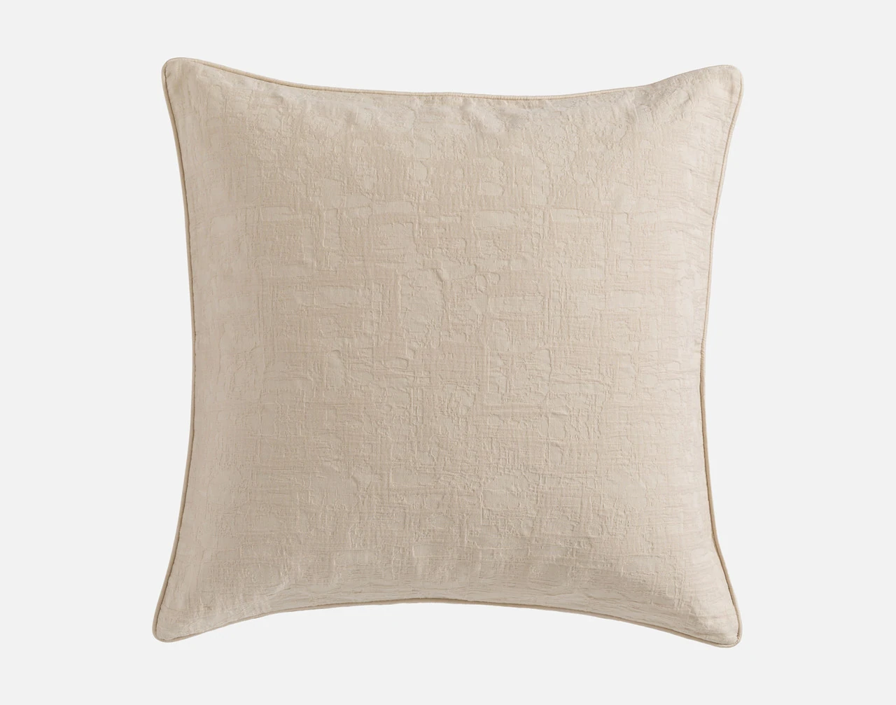 Front view of our Stonehaven Euro Sham on a blank white background.