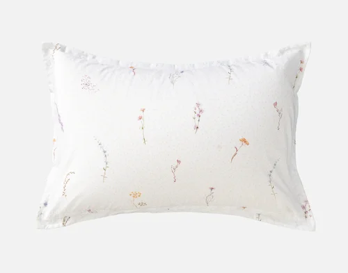 The reverse side of our Elysium Pillow Sham against a white background.