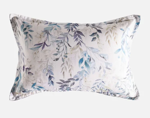 The reverse side of our Kona Bay Pillow Sham against a white background.