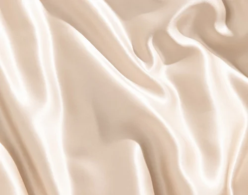 Close-up of the solid reverse on our Solace Silk Blend Duvet Cover Set.