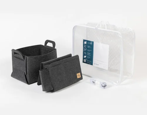 Bedroom Organizer Bundle - Dark Grey