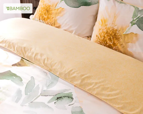 Our Oriana collection dressing the head of a bed.