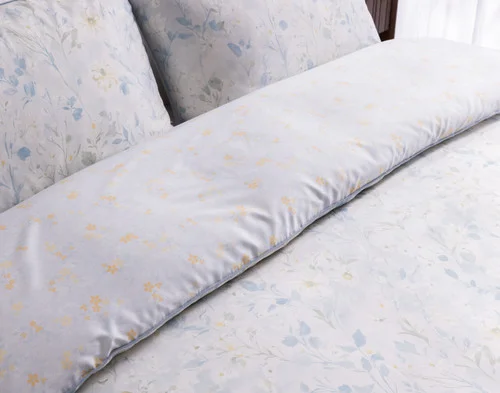 Close up on our Josephine Duvet Cover dressing the head of a bed.