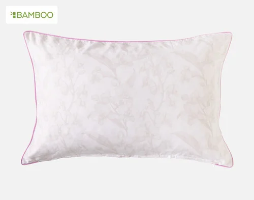The reverse side of our Delicata Pillow Sham against a white background.