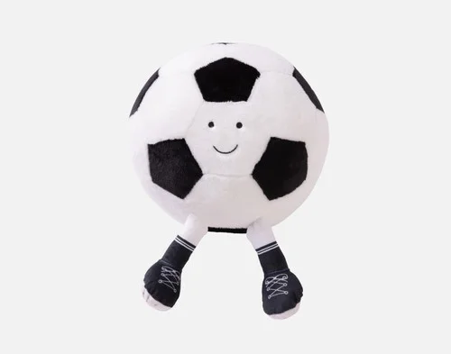 Our Footy Soccer Ball Cushion against a white background.