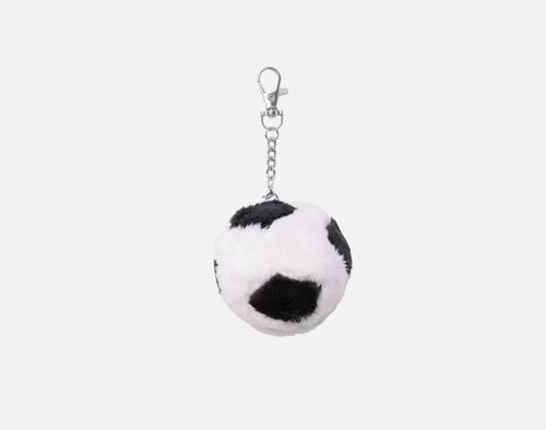Our Footy Soccer Ball Keychain against a white background.