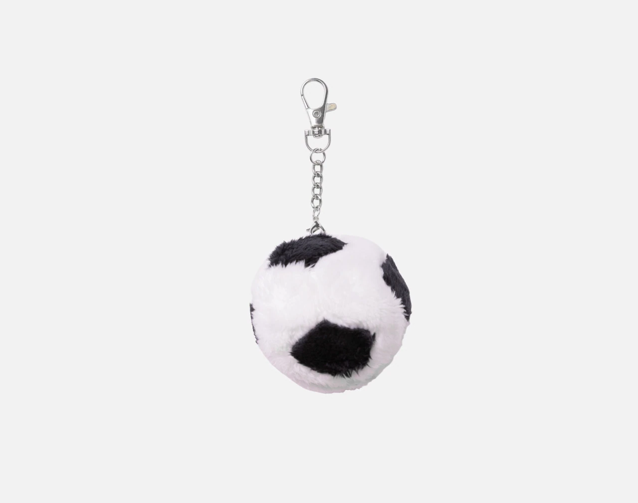 Our Footy Soccer Ball Keychain against a white background.