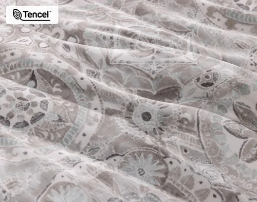 Close up view of the main side of our Romano Duvet Cover.