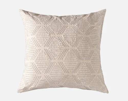 The front side of our Romano Euro Sham against a white background.
