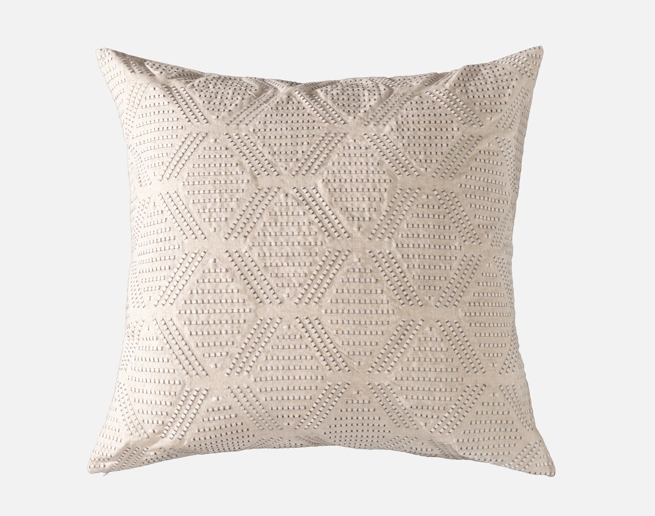 The front side of our Romano Euro Sham against a white background.