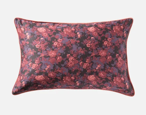 The reverse side of our Valentina Pillow Sham against a white background.