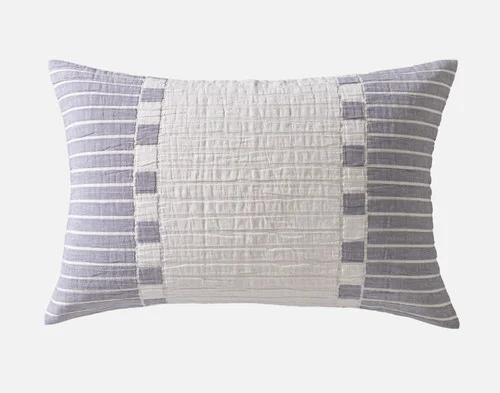 Front view of our Rocco Pillow Sham against a white background.