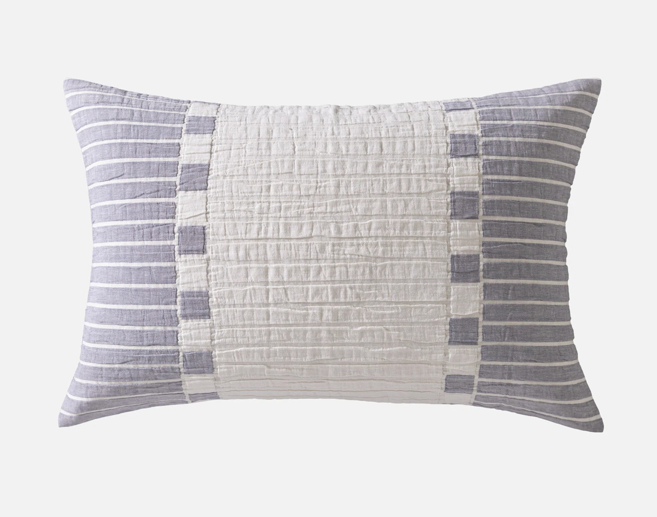 Front view of our Rocco Pillow Sham against a white background.
