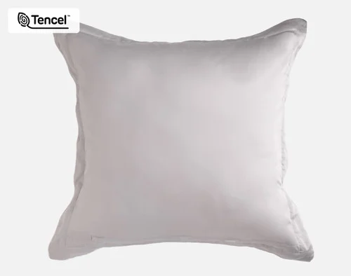 The reverse side of our Sterling Euro Sham against a white background.