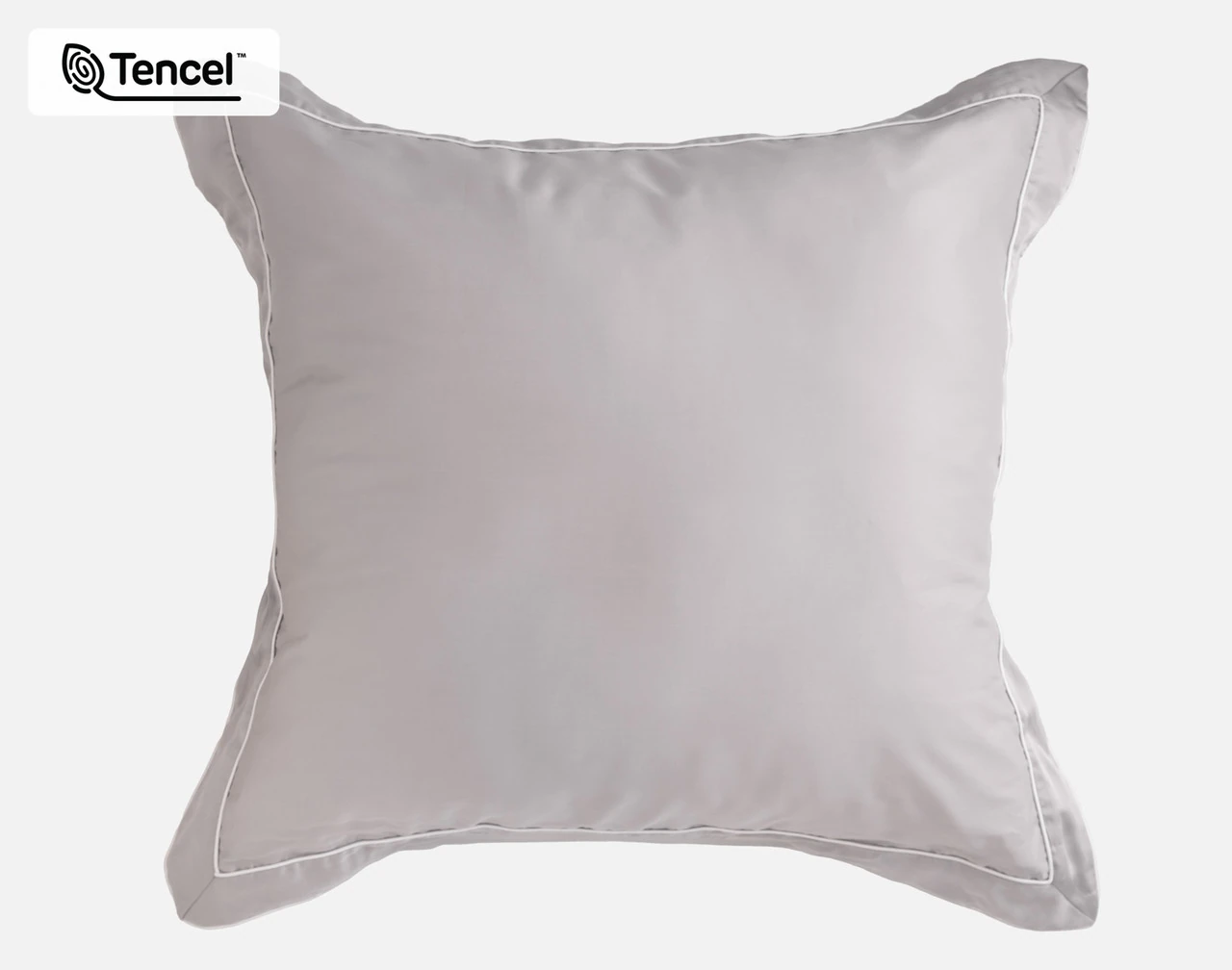 The front side of our Sterling Euro Sham against a white background.