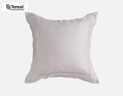 The reverse side of our Sterling Square Cushion Cover against a white background.