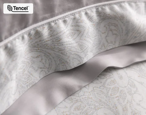 Close up on the ruffle detail of our Sterling Square Cushion Cover.