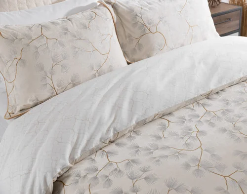 Our Silverbough collection dressing the head of a bed.