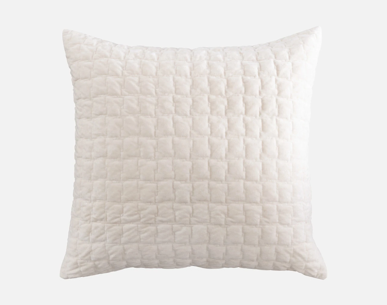 The front side of our Silverbough Euro Sham against a white background.