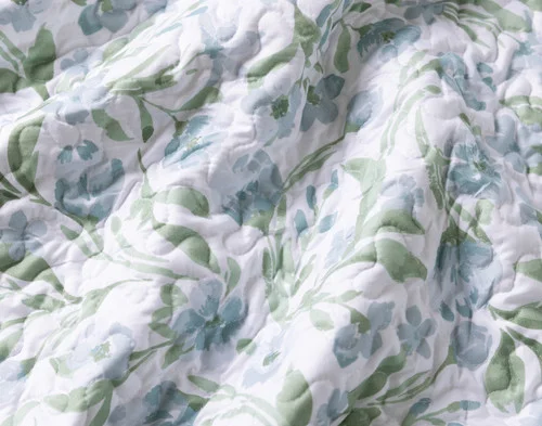 Close-up of the surface pattern on our Pippa Coverlet Set.