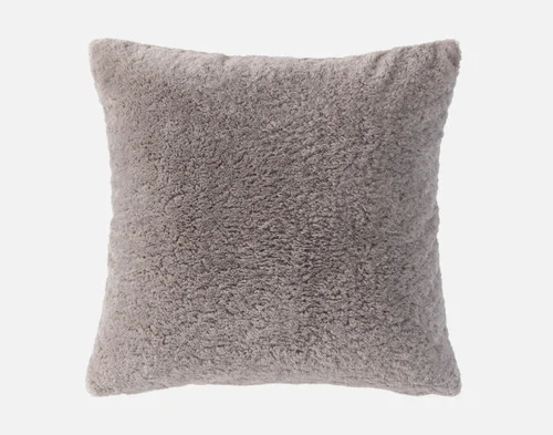 Front view of our Ashwood Poodle Faux Fur Euro Sham.