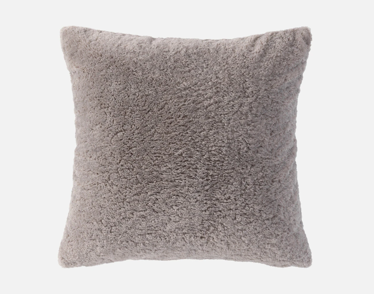 Front view of our Ashwood Poodle Faux Fur Euro Sham.