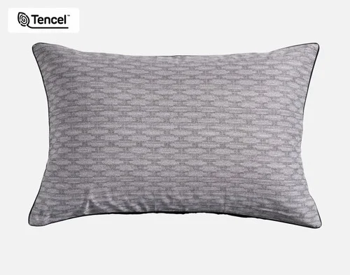 The front side of our Metric Pillow Sham against a white background.