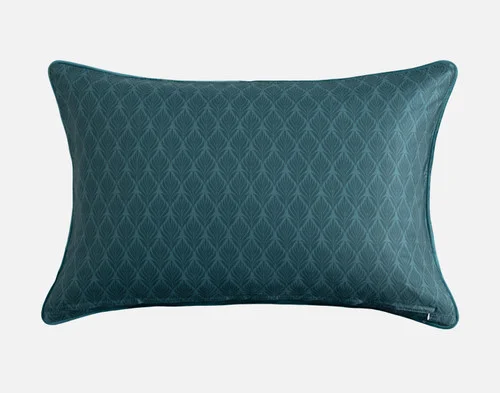 Reverse view of our Elwood Pillow Sham against a white background.