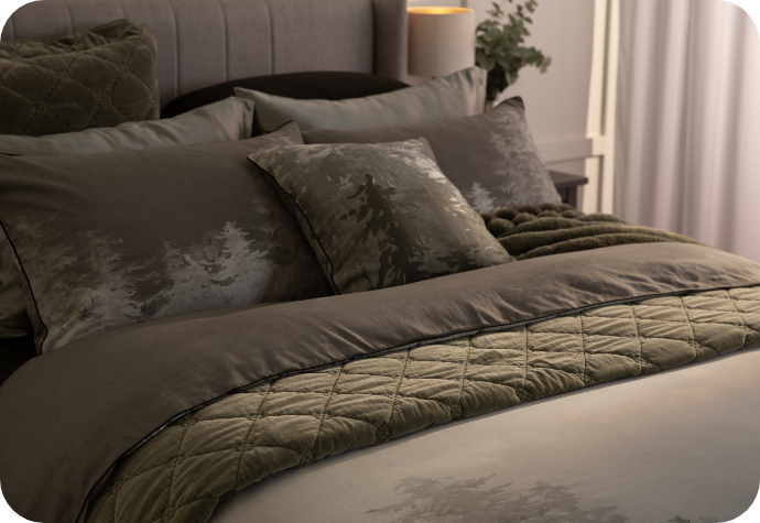 Our Fraser Collection dressed with our Silas Quilt Set