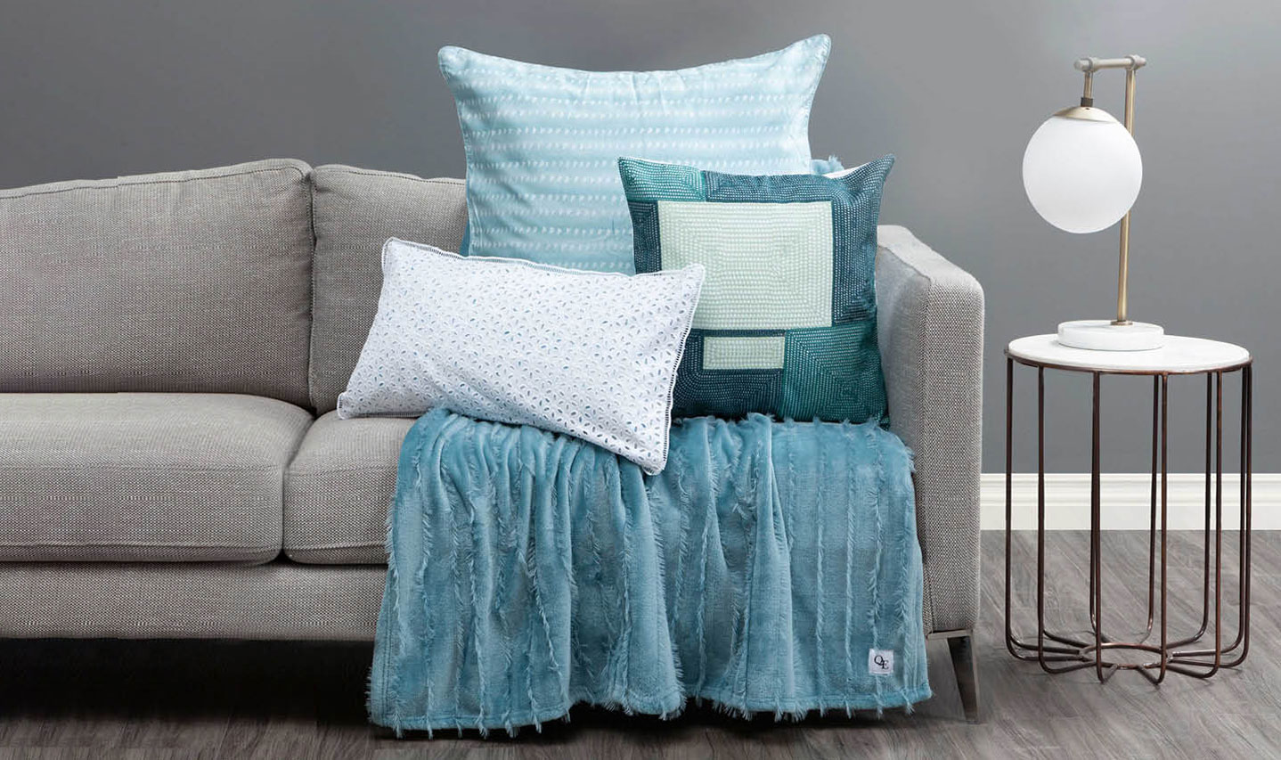 Teal Toned Mix of Decor Accessories