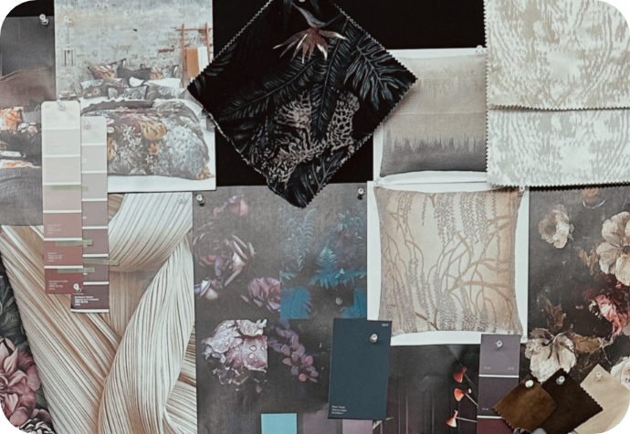 Romantic Return trend story moodboard.