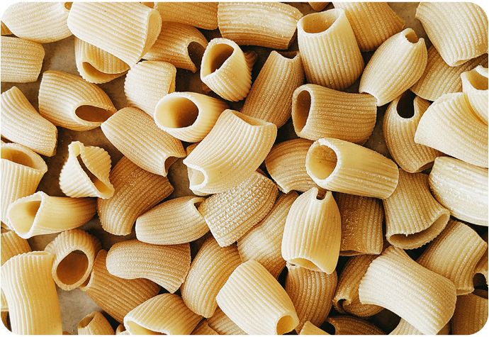 Small pasta shapes can be used interchangeably in many pasta salad recipes. Perfect for a picnic!