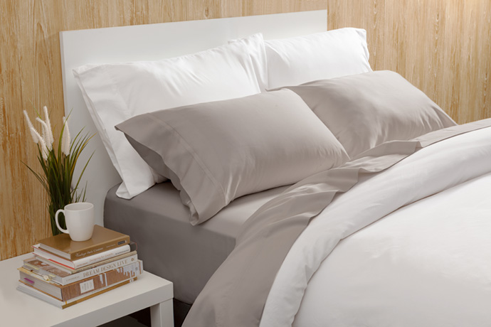 Eucalyptus Luxe TENCEL&trade; Lyocell sheets in Ash colour