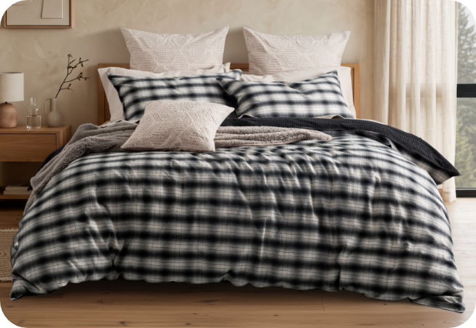 A Preview of Our Bailey Duvet Cover Our Bailey Duvet Cover collection.