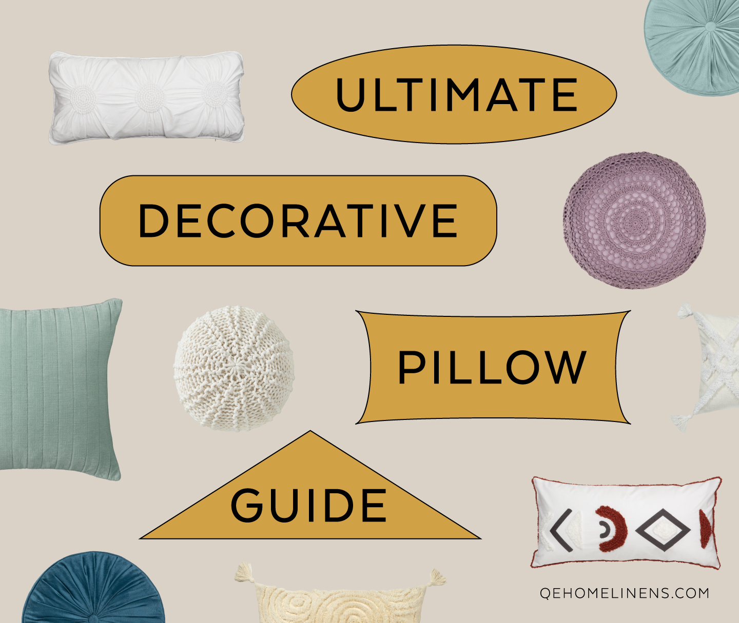 Types of Throw Pillows: What You Need To Know – ONE AFFIRMATION
